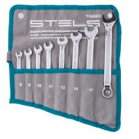 Набор ключей комбинированных 8 шт, 8-19 мм,  антислип Stels по ценам производителя в Краснодаре с доставкой по всей России