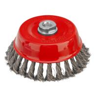 Щетка для УШМ, 125 мм, М14, "чашка", крученая проволока 0.35 мм Matrix по ценам производителя в Краснодаре с доставкой по всей России