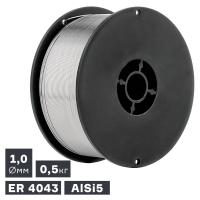 Проволока сварочная MIG, алюминий ER 4043 (AlSi5), Ø 1,0 мм, 0,5 кг по ценам производителя в Краснодаре с доставкой по всей России