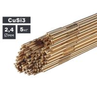 Пруток сварочный TIG, бронза (CuSi3), Ø 2,4 мм, 5 кг по ценам производителя в Краснодаре с доставкой по всей России