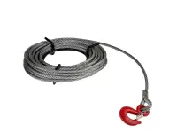 Трос стальной канат для лебёдки 500кг диаметр 6 мм длина 60 м с крюком