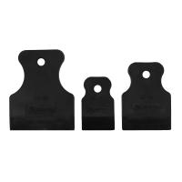 Набор шпателей 40-60-80 мм, черная резина, 3 шт Matrix