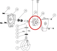 Грузовой вал звёздочка крюковой подвески 0302 купить в Москве с доставкой по всей России | ProtosMarket.ru