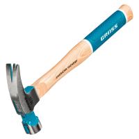 Молоток-гвоздодер, 280 г, угол 75, магнит, обрезиненная рукоятка American hickory GROSS по ценам производителя в Краснодаре с доставкой по всей России