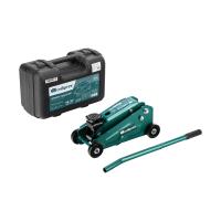 Домкрат гидравлический подкатной, 2,5 т, 148-387 мм, в пласт. кейсе Сибртех