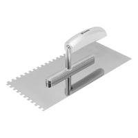 Гладилка из нержавеющей стали, 280 х 130 мм, деревянная ручка, зуб 6 х 6 мм Matrix по ценам производителя в Краснодаре с доставкой по всей России