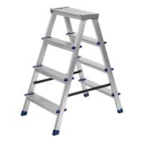 Стремянка двусторонняя 4 ступени, алюминиевая, Сибртех по ценам производителя в Краснодаре с доставкой по всей России