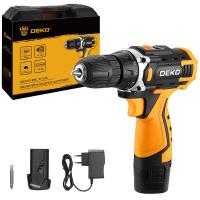 Аккумуляторная дрель-шуруповерт DEKO DKCD12V в кейсе, 12В, 2х1.5Ач по ценам производителя в Краснодаре с доставкой по всей России
