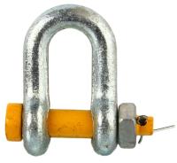 Скоба прямая  13,5 т, G2150, с гайкой и шплинтом размер 1 - 3/8