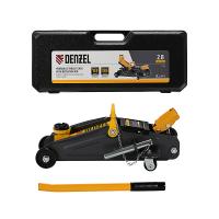 Домкрат гидравлический подкатной с фиксатором, 2,8 т, 135-385 мм, в кейсе Denzel купить в Москве с доставкой по всей России | ProtosMarket.ru