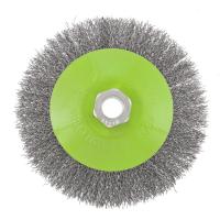 Щетка для УШМ, 125 мм, М14, "тарелка", витая проволока Сибртех по ценам производителя в Краснодаре с доставкой по всей России