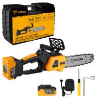 Пила цепная аккумуляторная бесщеточная в кейсе DEKO DKCHS 20, 12", 20В, 2x5.0Ач, з/у