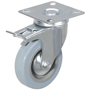 Колесо аппаратное поворотное SCgb 55 125 мм с тормозом (N) по ценам производителя в Краснодаре с доставкой по всей России