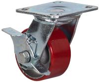 Колесо большегрузное поворотное  с тормозом 100 мм - SCpb 42 по ценам производителя в Краснодаре с доставкой по всей России