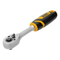 Ключ-трещотка 1/4", 90 зубьев, с быстрым сбросом, CrV Denzel по ценам производителя в Краснодаре с доставкой по всей России