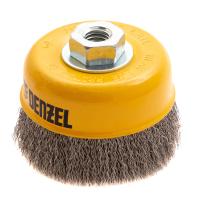 Щетка для УШМ, 100 мм, "Чашка", витая нержавеющая проволока 0.3 мм, М14 Denzel по ценам производителя в Краснодаре с доставкой по всей России
