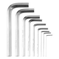 Набор ключей имбусовых HEX, 2-12 мм, 45x, закаленные, 9 шт, короткие, никель Сибртех по ценам производителя в Краснодаре с доставкой по всей России