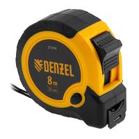 Рулетка 8м х 25мм, двухкомп. корпус, кнопка-пауза Denzel по ценам производителя в Краснодаре с доставкой по всей России