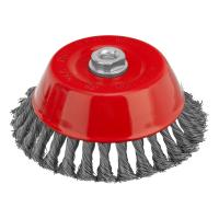 Щетка для УШМ, 150 мм, М14, "чашка", крученая проволока 0.5 мм Matrix по ценам производителя в Краснодаре с доставкой по всей России