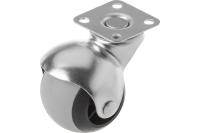 Колесо мебельное поворотное резиновое SCmg 25 50 мм купить в Москве с доставкой по всей России | ProtosMarket.ru