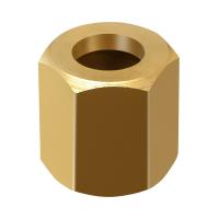 Гайка накидная М12х1,25, латунь по ценам производителя в Краснодаре с доставкой по всей России