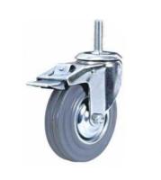 Колесо поворотное резина SCtb 63 160 мм с болтом и тормозом по ценам производителя в Краснодаре с доставкой по всей России