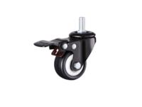 Колесо мебельное поворотное SCZTB 25 50 мм с болтом и тормозом купить в Москве с доставкой по всей России | ProtosMarket.ru