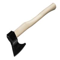 Топор кованый, в сборе, 700/950 г, деревянное топорище, 400 мм, таежный "Олень"