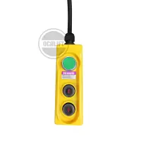 Пульт управления 2 кнопки, зеленая кнопка повышения мощности, 220в, для лебёдок TSA