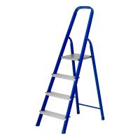 Стремянка, 4 ступени, стальной профиль, алюминиевые ступени Сибртех по ценам производителя в Краснодаре с доставкой по всей России