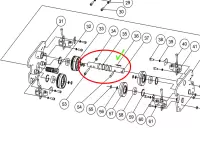 Вал удлиненный для каретки на ТЭЦ 2т на двутавр шириной 300мм купить в Москве с доставкой по всей России | ProtosMarket.ru