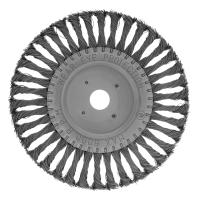 Щетка для УШМ, 200 мм, посадка 22.2 мм, плоская, крученая проволока 0.5 мм Сибртех по ценам производителя в Краснодаре с доставкой по всей России