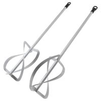 Комплект насадок для строительного миксера, 2шт., 220х560 мм, оцинкованные, хвостовик HEX13 Denzel по ценам производителя в Краснодаре с доставкой по всей России