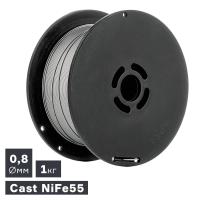 Проволока сварочная для сварки чугуна (Cast NiFe 55), Ø 0,8 мм, 1 кг