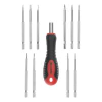 Отвертка для точных работ Fusion с насадками, 11 предметов, в пластиковом пенале, трехкомпонентная рукоятка Matrix по ценам производителя в Краснодаре с доставкой по всей России