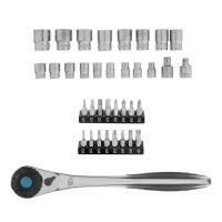 Набор торцевых головок, трещотка 120 зубьев, 1/2", CrV, 36 предметов Gross по ценам производителя в Краснодаре с доставкой по всей России