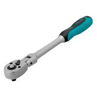 Ключ-трещотка шарнирный 1/4", СrV, 72 зуба, с быстрым сбросом, матовый хром Stels по ценам производителя в Краснодаре с доставкой по всей России