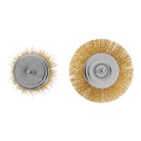 Набор щеток для дрели, 2 шт, 1 плоская, 100 мм, 1 "чашка", 75 мм, со шпильками Matrix по ценам производителя в Краснодаре с доставкой по всей России