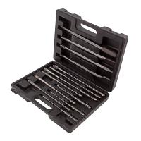 Набор буров по бетону, 6-8-10 х 160, 8-10-12 х 210, 10-12-14 х 260 мм, зубила 4 шт, SDS Plus Matrix по ценам производителя в Краснодаре с доставкой по всей России