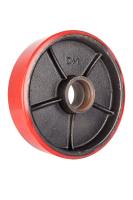 Колесо полиуретановое 200х50 мм без подшипника для тележек гидравлических BF/WB/RHP по ценам производителя в Краснодаре с доставкой по всей России