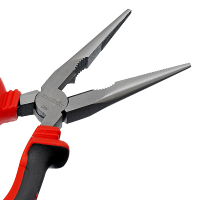 Длинногубцы прямые, 200 мм, хром-ванадий, двухкомпонентные рукоятки Matrix по ценам производителя в Краснодаре с доставкой по всей России