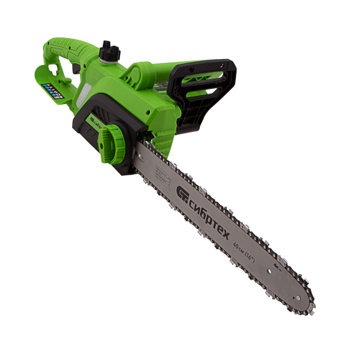 Пила цепная электрическая ПЦЭ-2200П с поперечным двигателем, 2.2 кВт, 16'' (40 см) Сибртех по ценам производителя в Краснодаре с доставкой по всей России