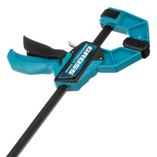 Струбцина реечная, быстрозажимная, пистолетного типа, пошаговый механизм, пластиковый корпус, 600мм Gross по ценам производителя в Краснодаре с доставкой по всей России