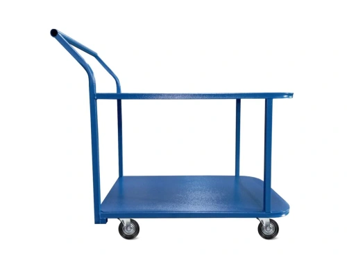 Тележка платформенная TOR ТП-2Я (600х900) 2х-ярусная (125мм) по ценам производителя в Краснодаре с доставкой по всей России