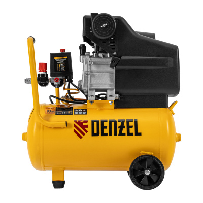 Компрессор воздушный DC1500/24, прямой привод, 1.5 кВт, 24 литра, 220 л/мин Denzel по ценам производителя в Краснодаре с доставкой по всей России