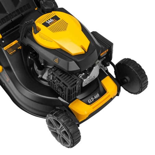 Газонокосилка бензиновая GLD-460, 146 куб.см, ширина 46 см, ручная, 7 уровней, травосборник 50 л Denzel по ценам производителя в Краснодаре с доставкой по всей России