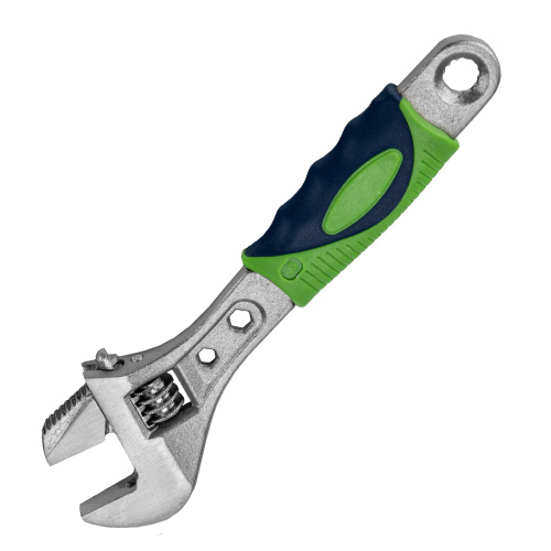 Ключ разводной, 150мм, переставная губка, 2-х комп. рукоятка Сибртех по ценам производителя в Краснодаре с доставкой по всей России