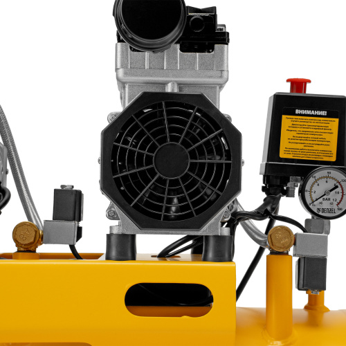 Компрессор безмасляный, малошумный DLS 1500/50, 1500 ВТ, 2x750, 50 л, 260 л/мин Denzel по ценам производителя в Краснодаре с доставкой по всей России