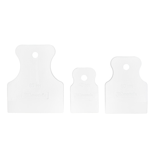 Набор шпателей 40-60-80 мм, белая резина, 3 шт Matrix по ценам производителя в Краснодаре с доставкой по всей России