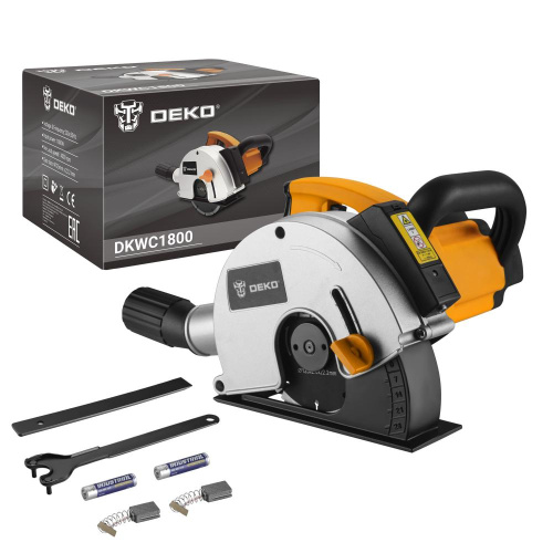Штроборез DEKO DKWC1800, 125 мм, 1800 Вт, лазерный указатель по ценам производителя в Краснодаре с доставкой по всей России